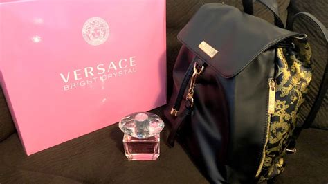 versace backpack free with perfume